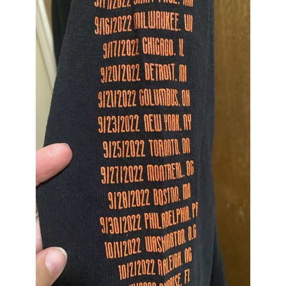 Panic At The Disco Viva Las Vengeance Tour 2022 Long Sleeve T Shirt Sz M Black - Picture 3 of 14